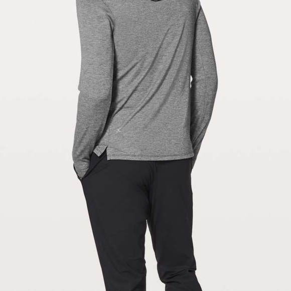 Lululemon Switch Up Long Sleeve Hoodie - Heathered Black - XL - Picture 2 of 8